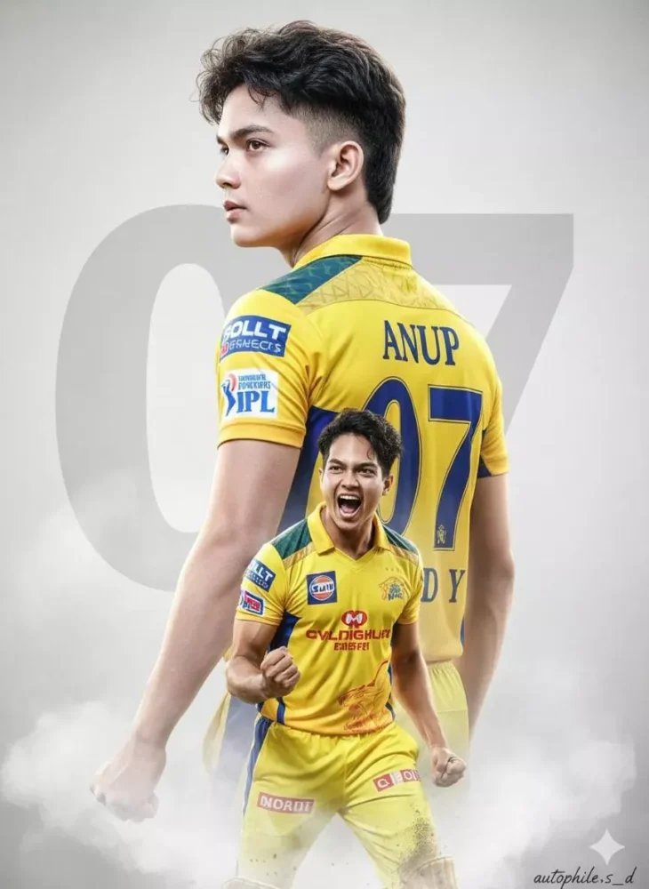 CSK IPL  An ultra-realistic cinematic cricket poster